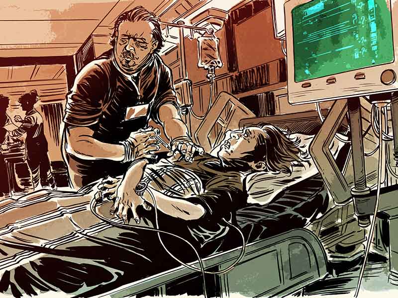 Editorial Illustration Newspaper