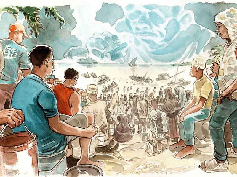 Editorial Illustration Newspaper